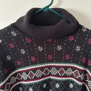Women’s slouchy winter knit sweater